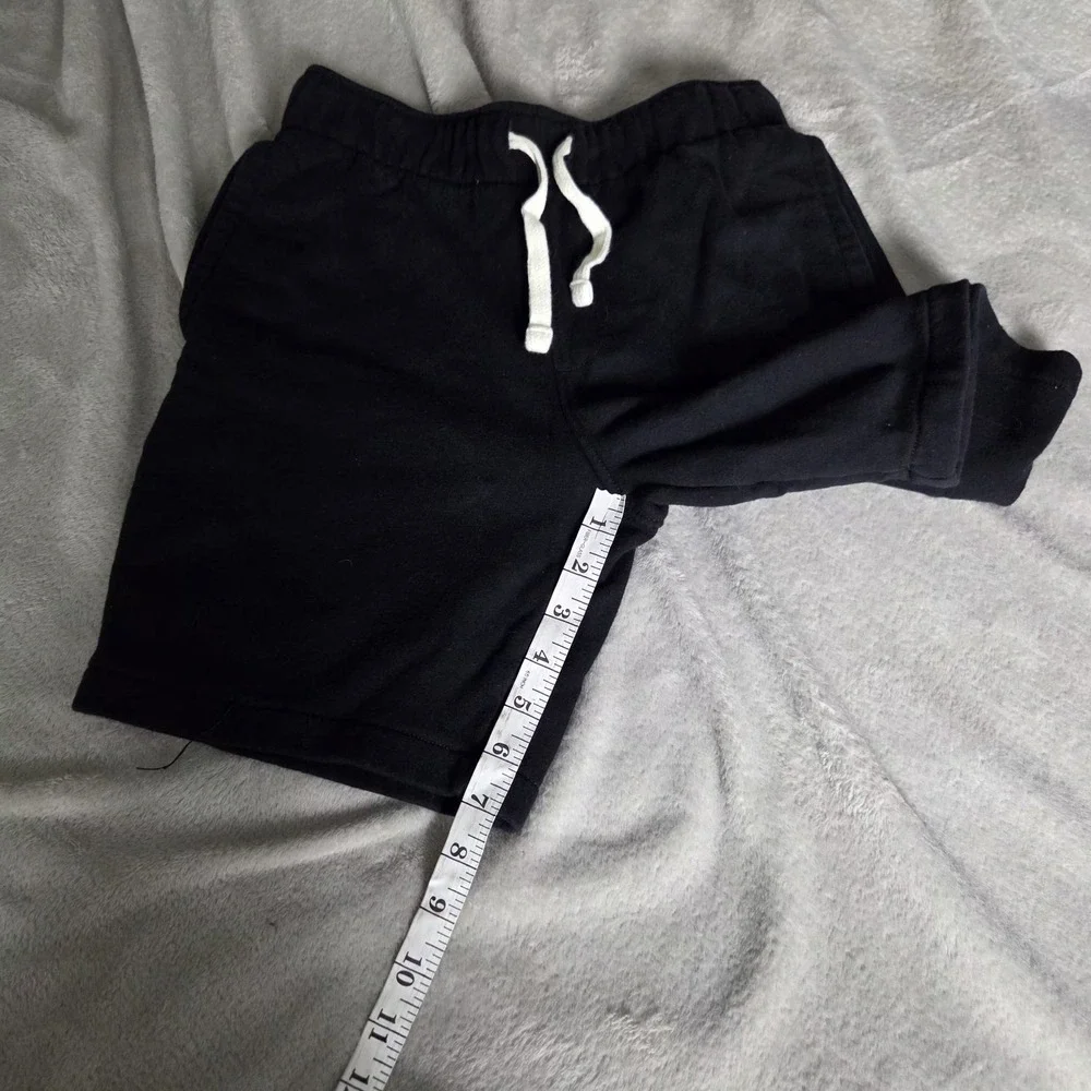 Old Navy Boys Size Large Drawstring Pull-on Fleece Shorts Black